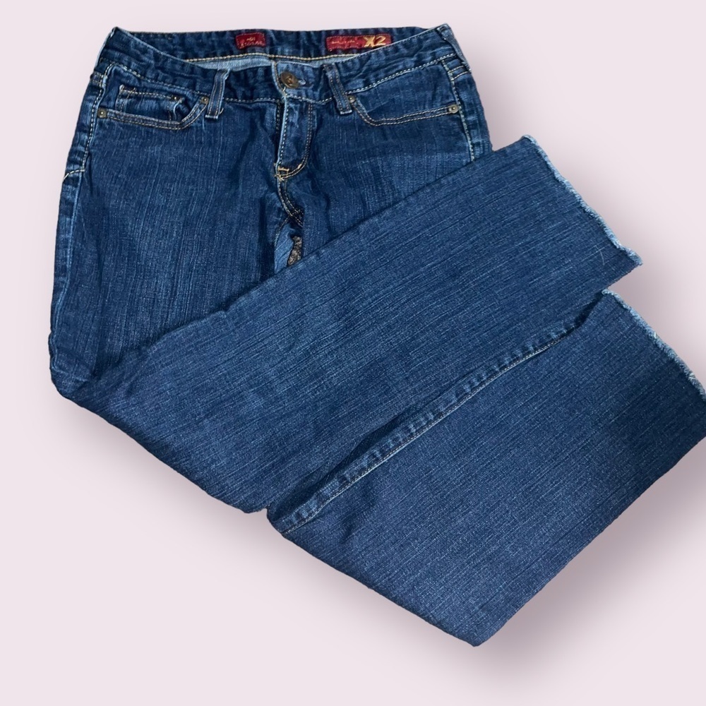 X2 Dark Wash Skinny Jeans Stretch Denim Size 0